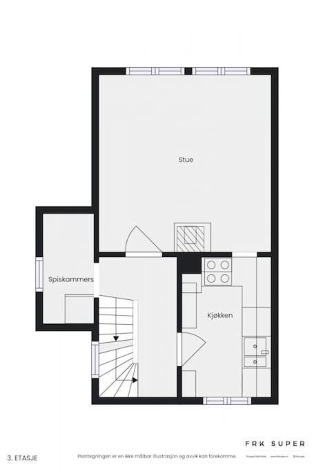 Det Lille Rode Huset Ved Floibanen Villa Берген Екстериор снимка