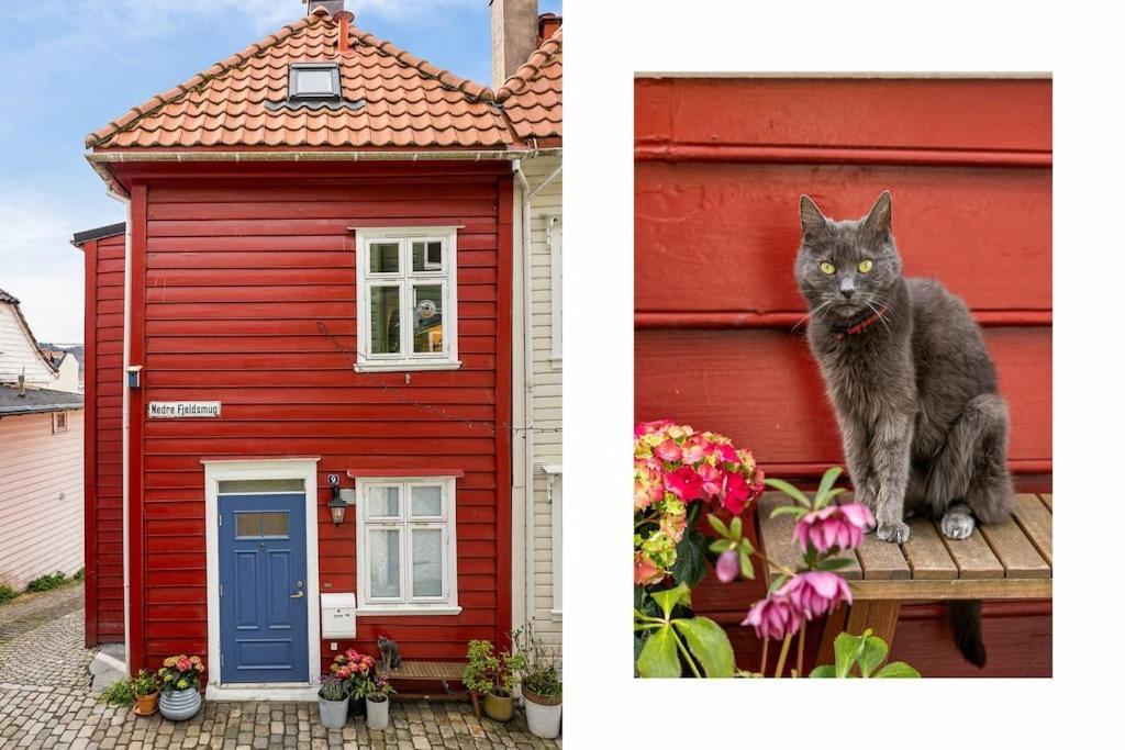 Det Lille Rode Huset Ved Floibanen Villa Берген Екстериор снимка